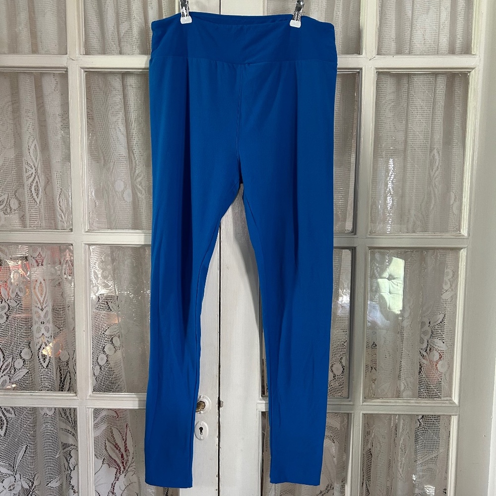 😉Bundle Days😉 Women’s LuLaRoe Tall & Curvy Blue Leggings Comfy & Soft